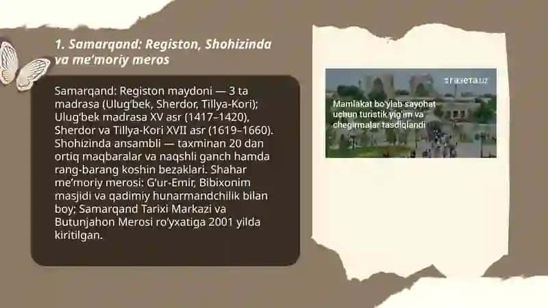 Oʻzbekiston boʻylab sayohat 3