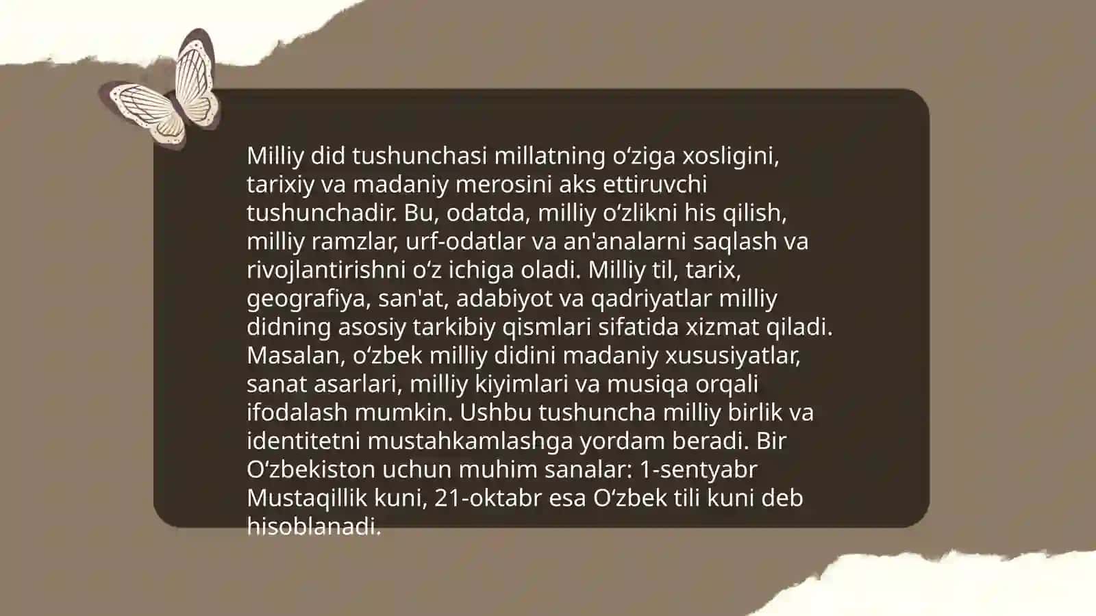 Milliy didni shakllantiruvchi omillar 3