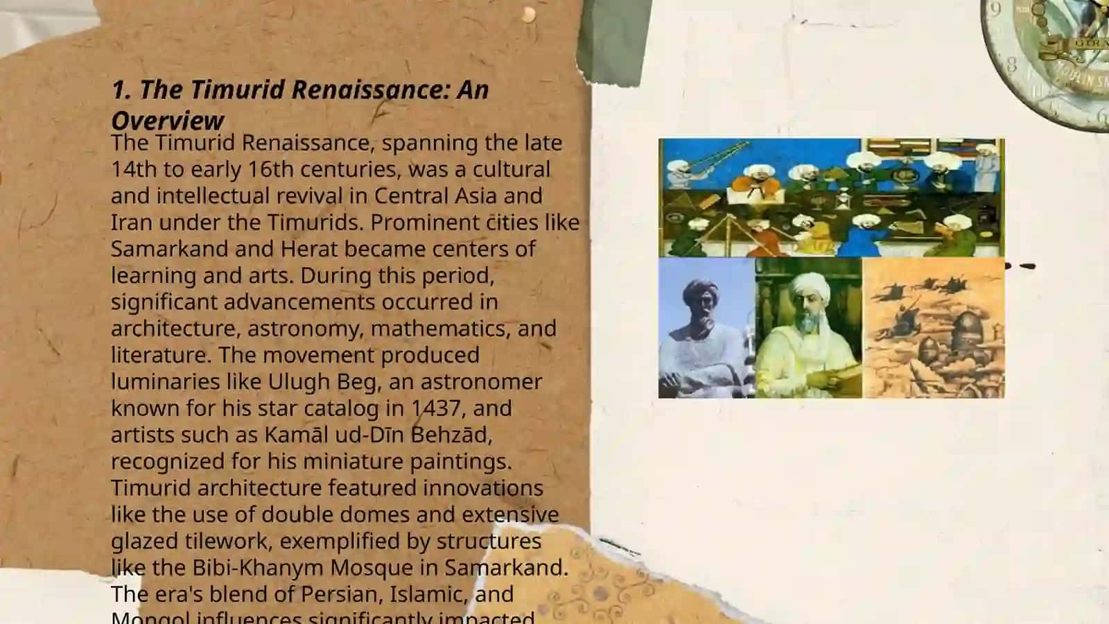 IX-XII asrlarda mamlakatimiz hududida ro'y bergan madaniy uyg'onish (Renessans) 3