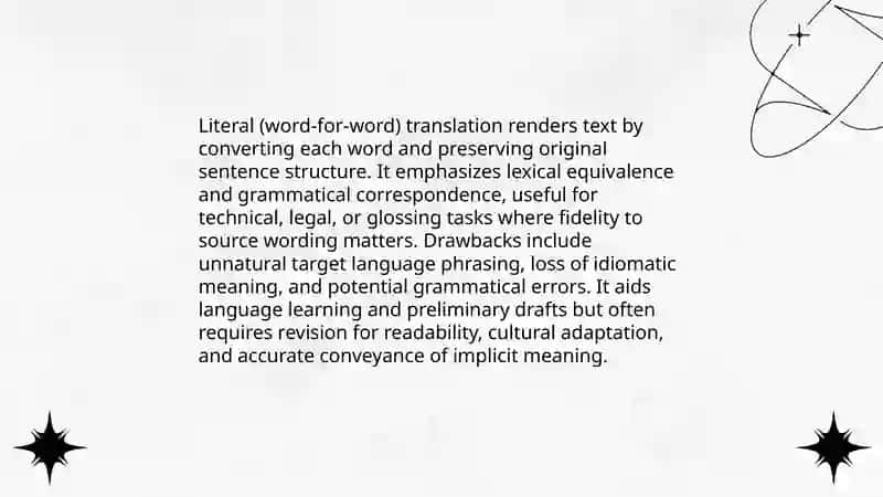 Types of translation 3