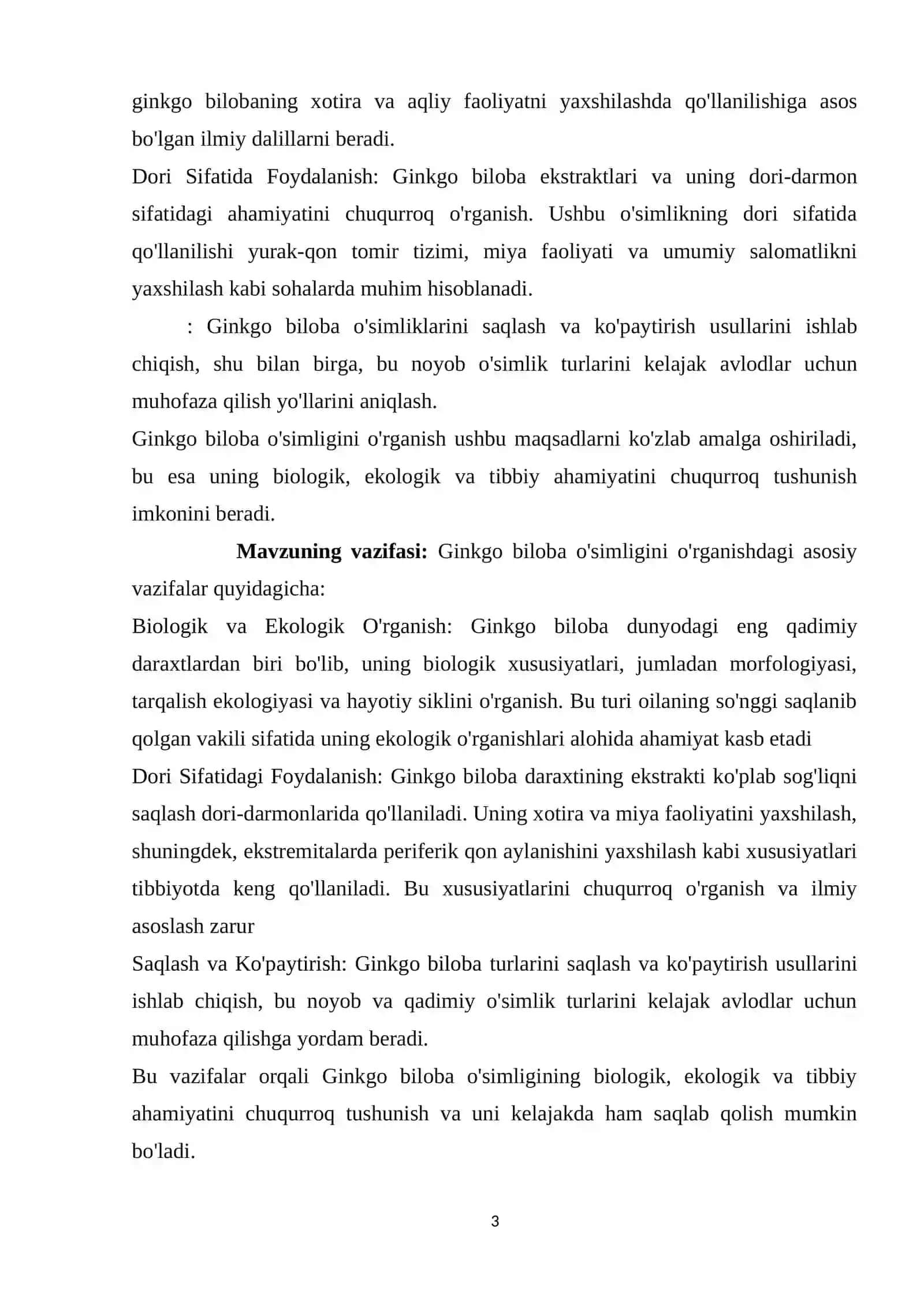 Ginko biloba o'simligi bioekologiyasi va yetishtirish texnologiyasi 3
