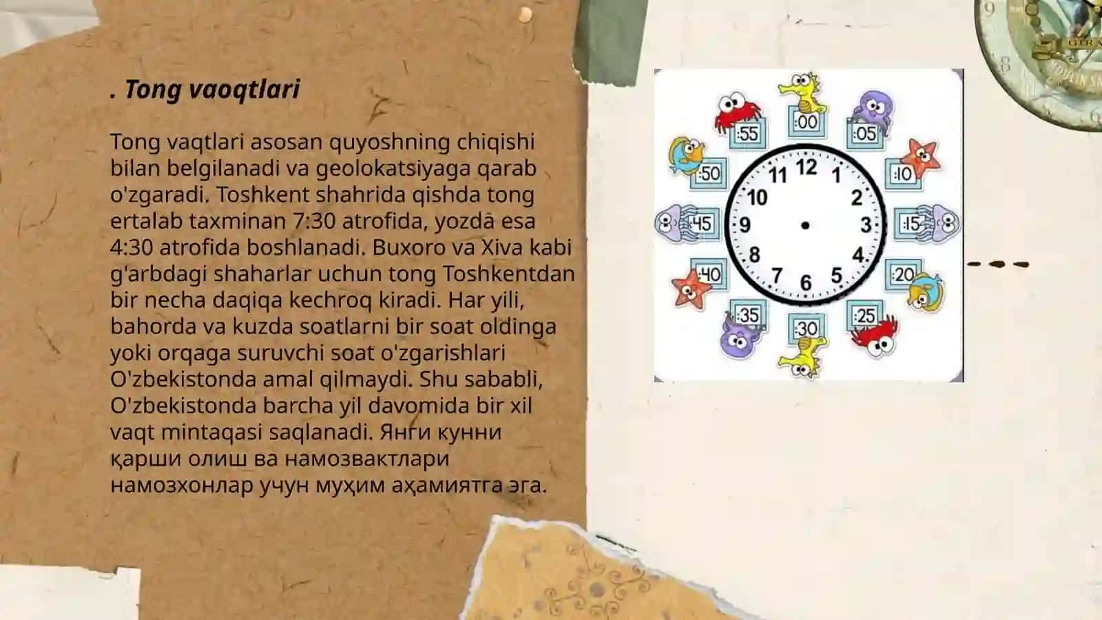 Bolalarni vaqtni chamalashga oʻrgatish vazifalari 3
