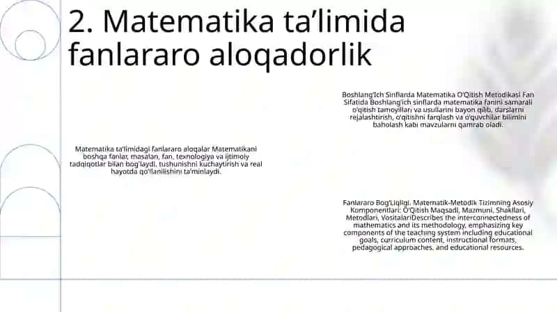 BoshlangʻIch Sinflarda Matematika OʻQitish Metodikasi Fan Sifatida 3