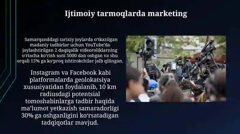 Ommaviy tadbirlarning marketing dasturi 3