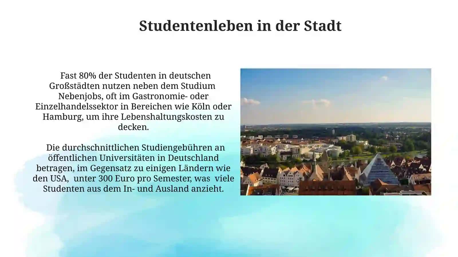 Das Studentenleben in den deutschsprachigen Ländern 3