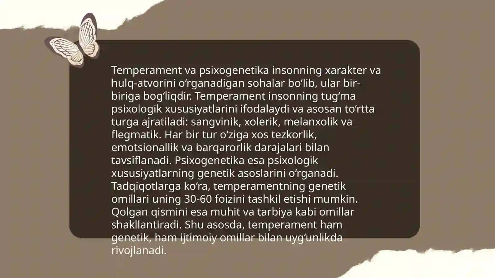 Temperamentni psixogenetik tadqiq etish 3