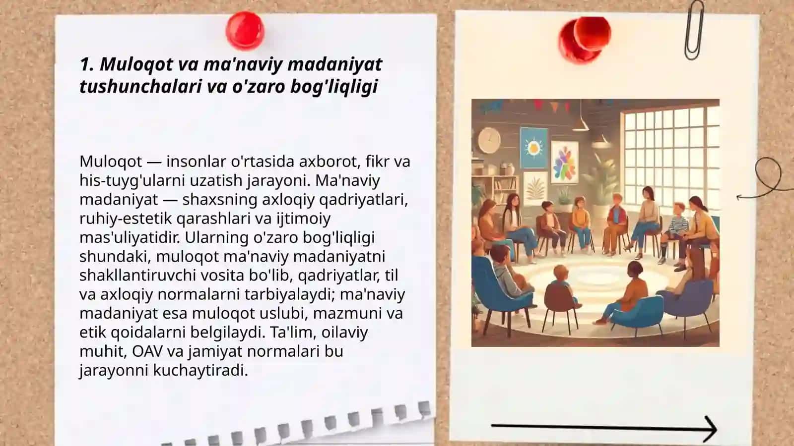 Muloqot asosida ma'naviy madaniyatni shakllantirish mezonlari va omillari 3