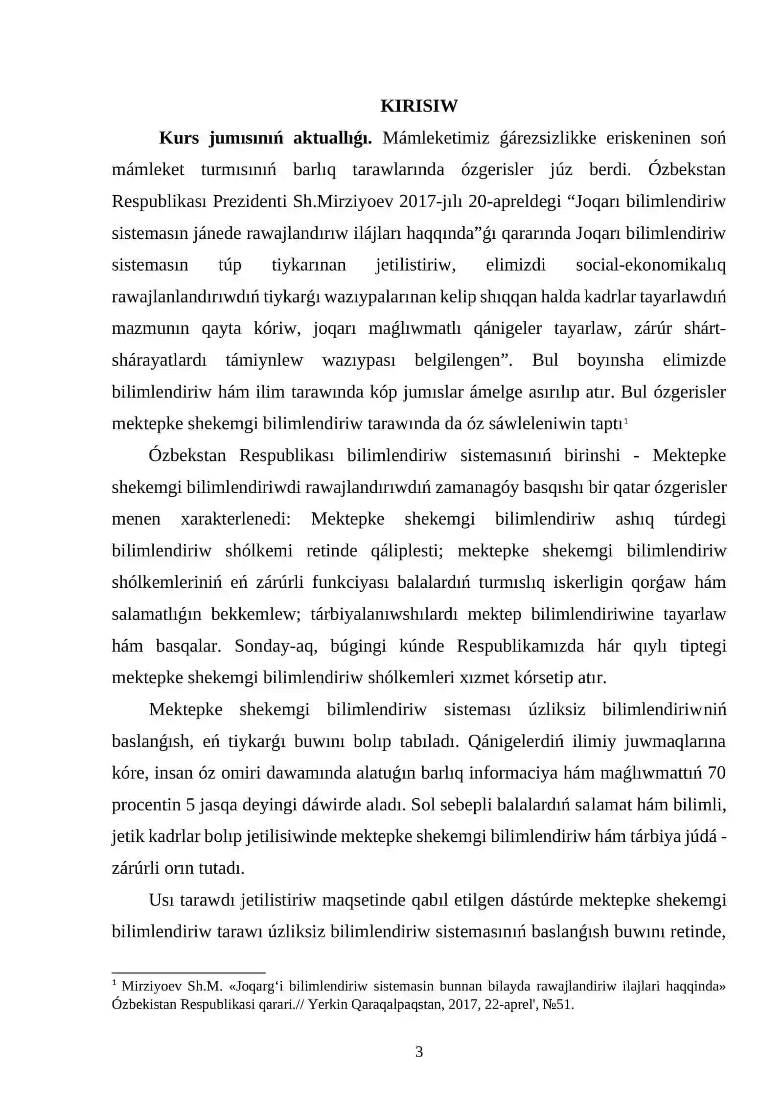MEKTEPKE SHEKEMGI BILIMLENDIRIW SHÓLKEMLERINDE ÍLAY JUMÍSLARÍ. OBRAZDÍ BEZEW, DEKORACIYALAW TÚRI HAM USÍLLARÍ 3
