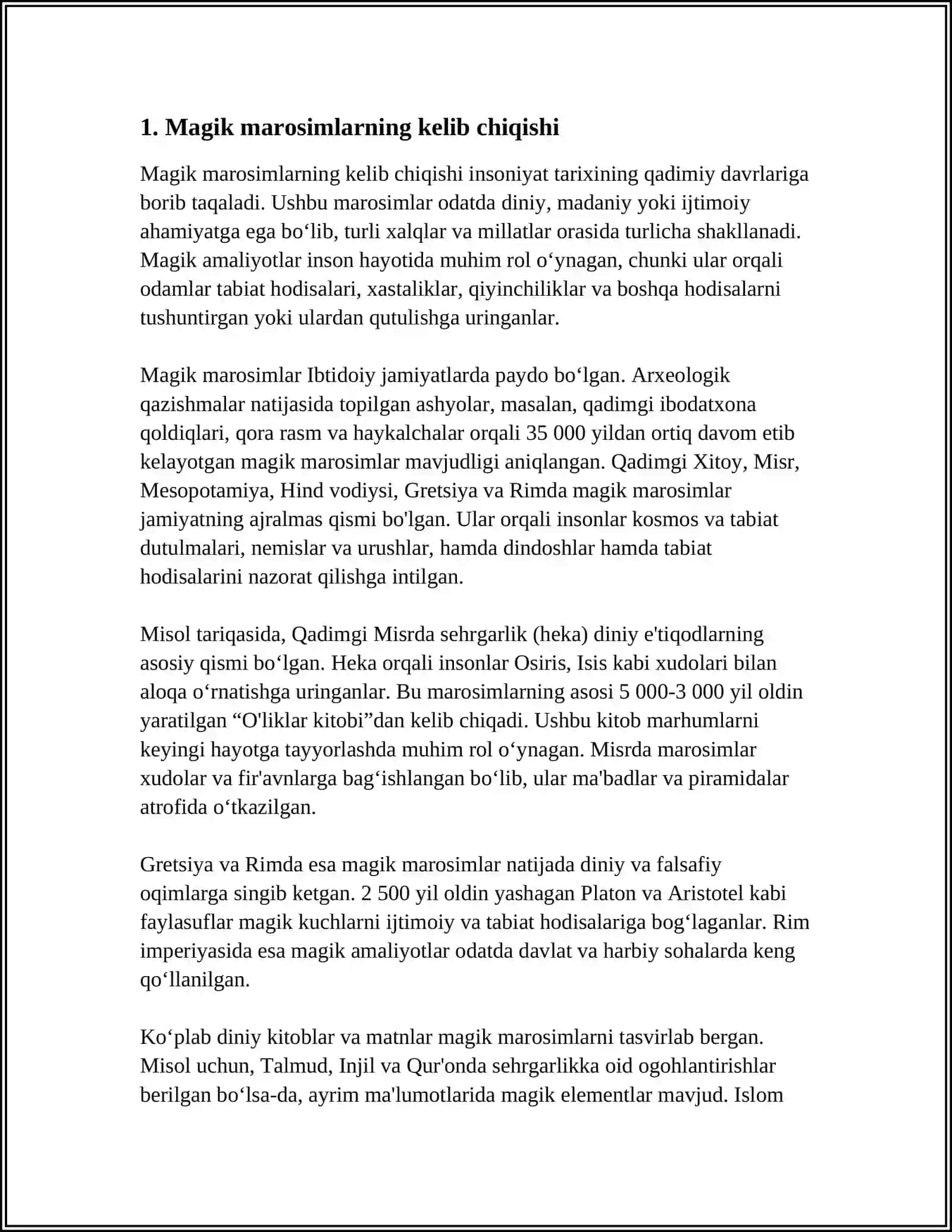 MAGIK MAROSIMLAR FOLKLORI 3