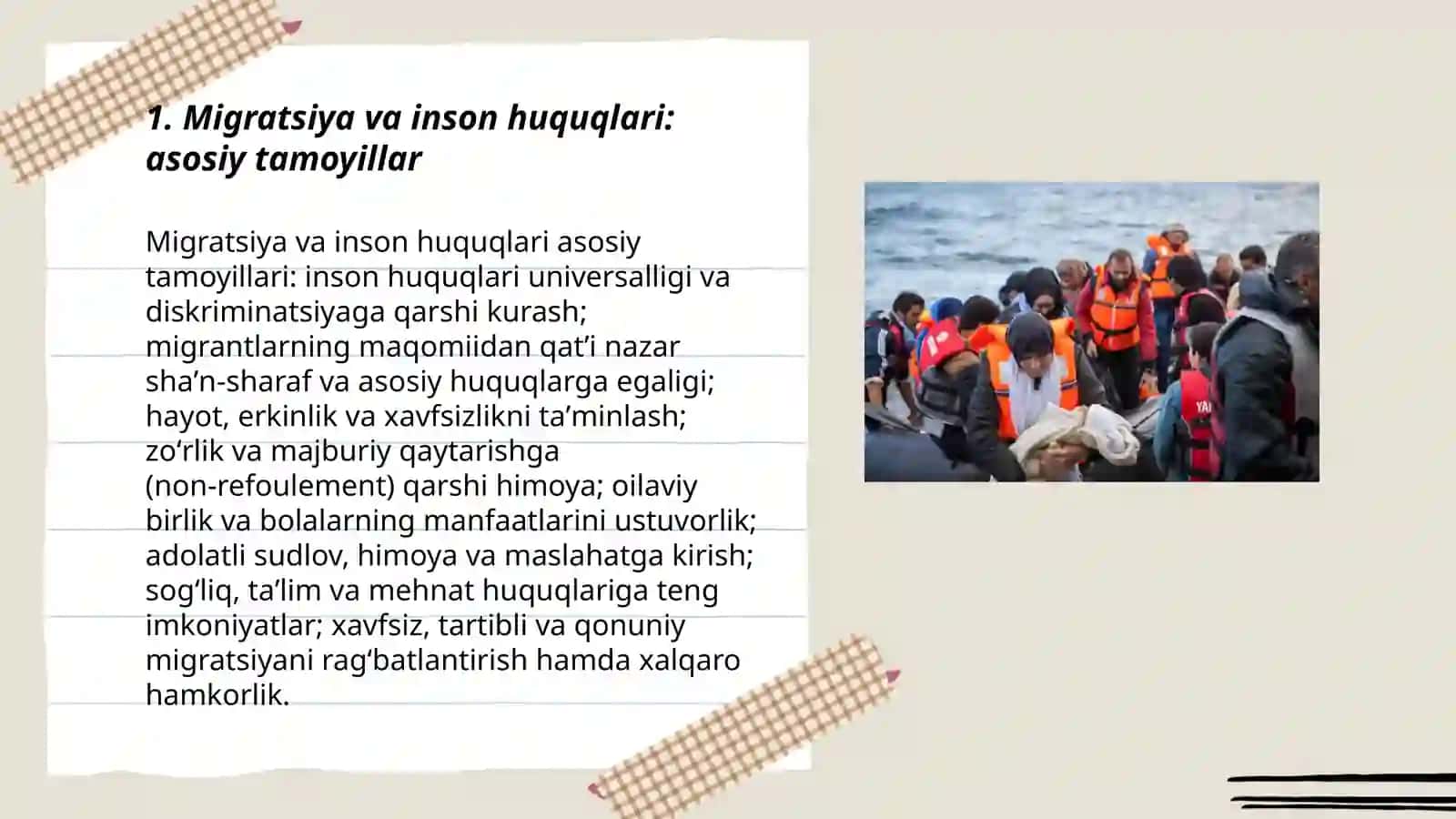 Migratsiya va inson huquqlari: asosiy tamoyillar 3