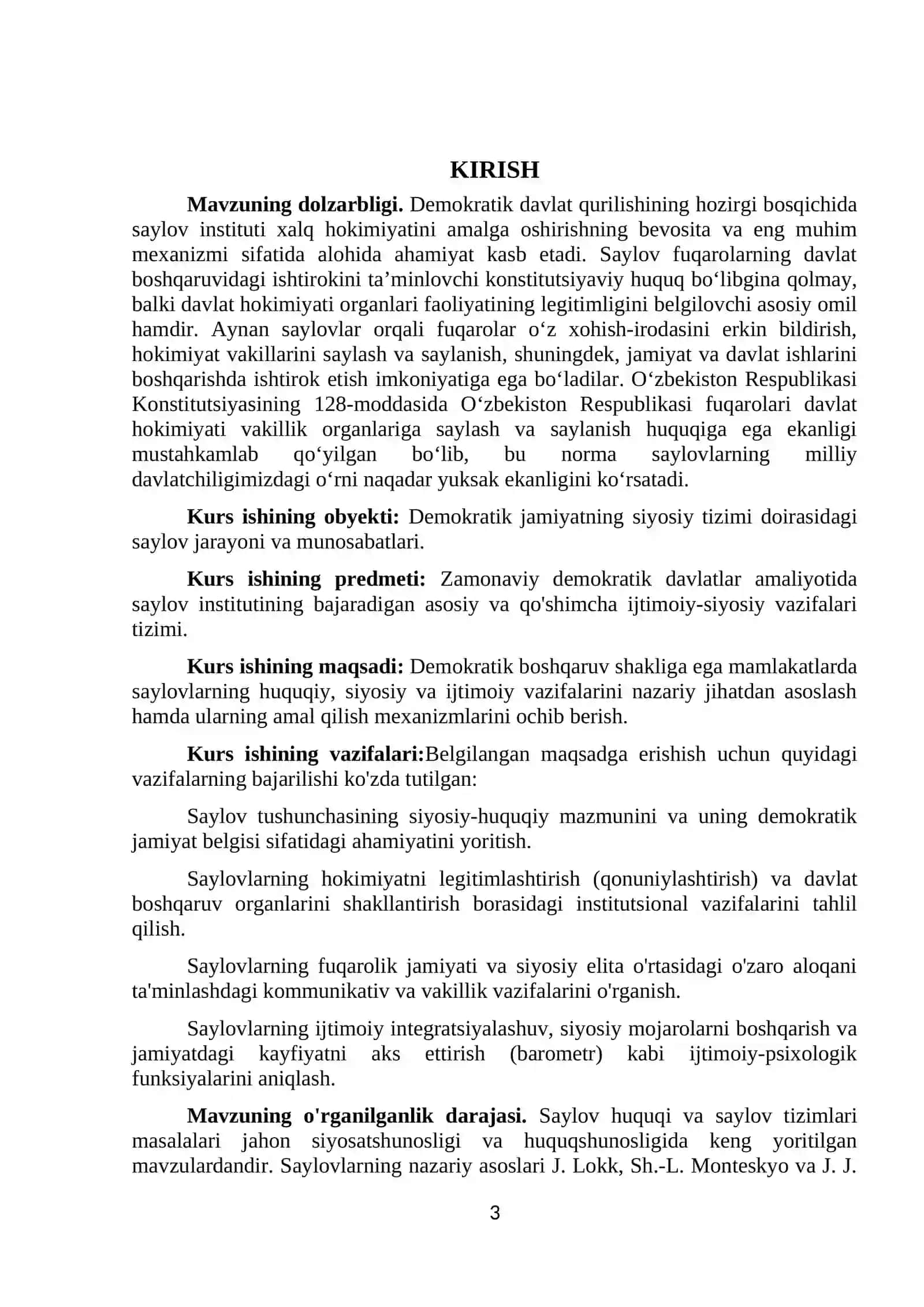 Demokratik jamiyatdagi saylovlarning vazifalari 3