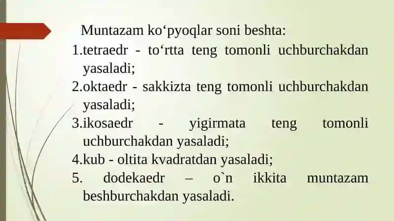 Yordamchi kesuvchi tekislik usuli. 3