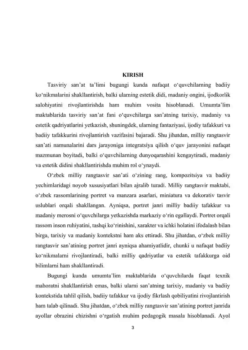 TASVIRIY SAN`AT VA MUHANDISLIK GRAFIKASI YO`NALISHI 3