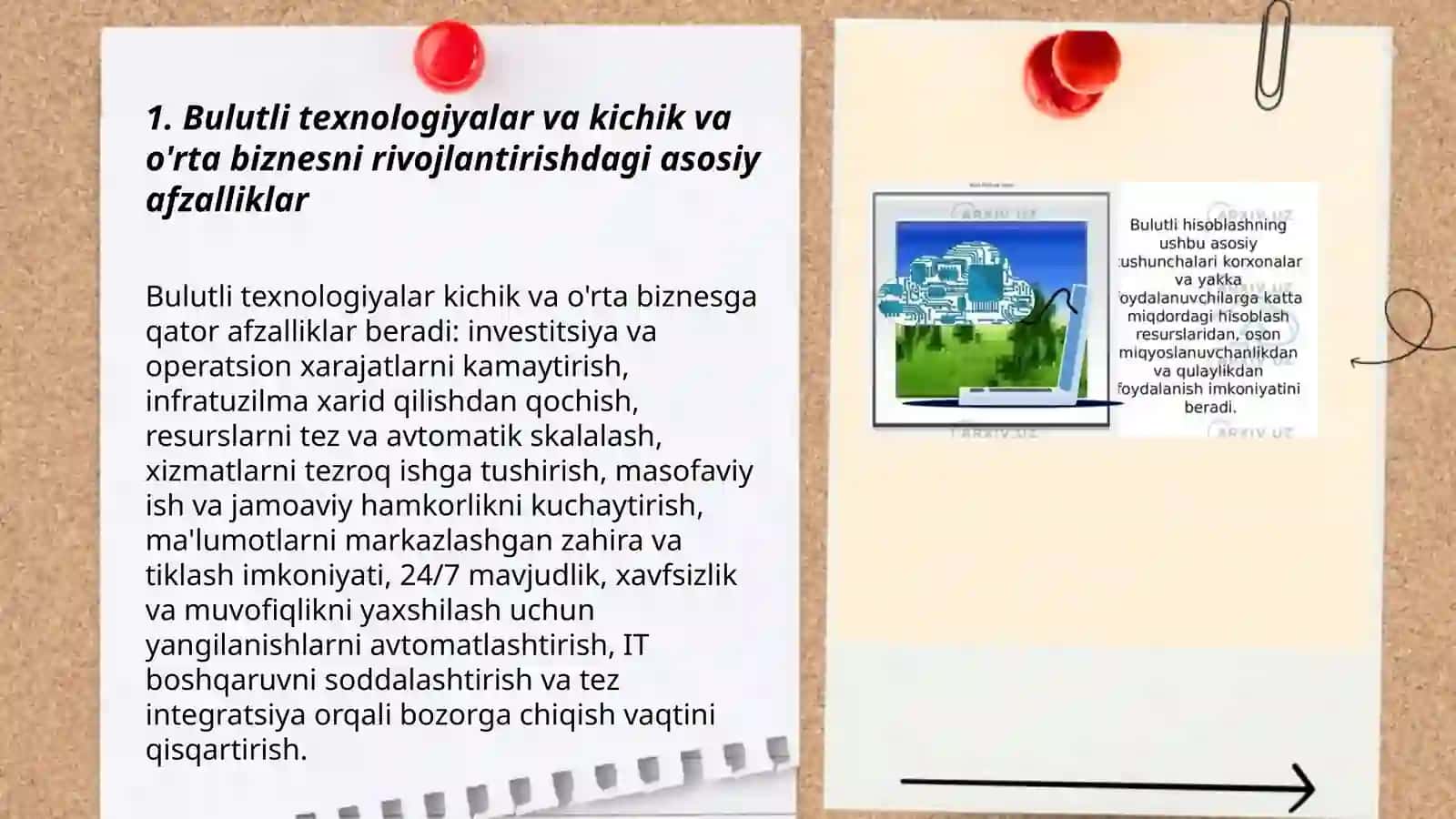 Bulutli Texnologiyalar va Kichik va O'rta Biznesni Rivojlantirishdagi Asosiy Afzalliklar 3
