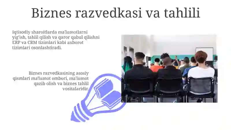 Iqtisodiyotda axborot kommunikatsiya texnologiyalari va tizimlar fanning tarkibiy qismlari 3