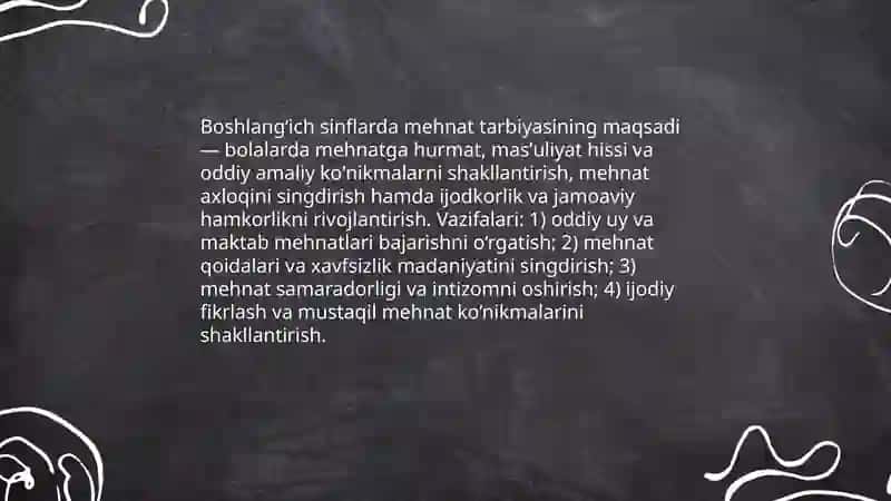 Boshlangʻich sinflarda mehnat tarbiyasi 3