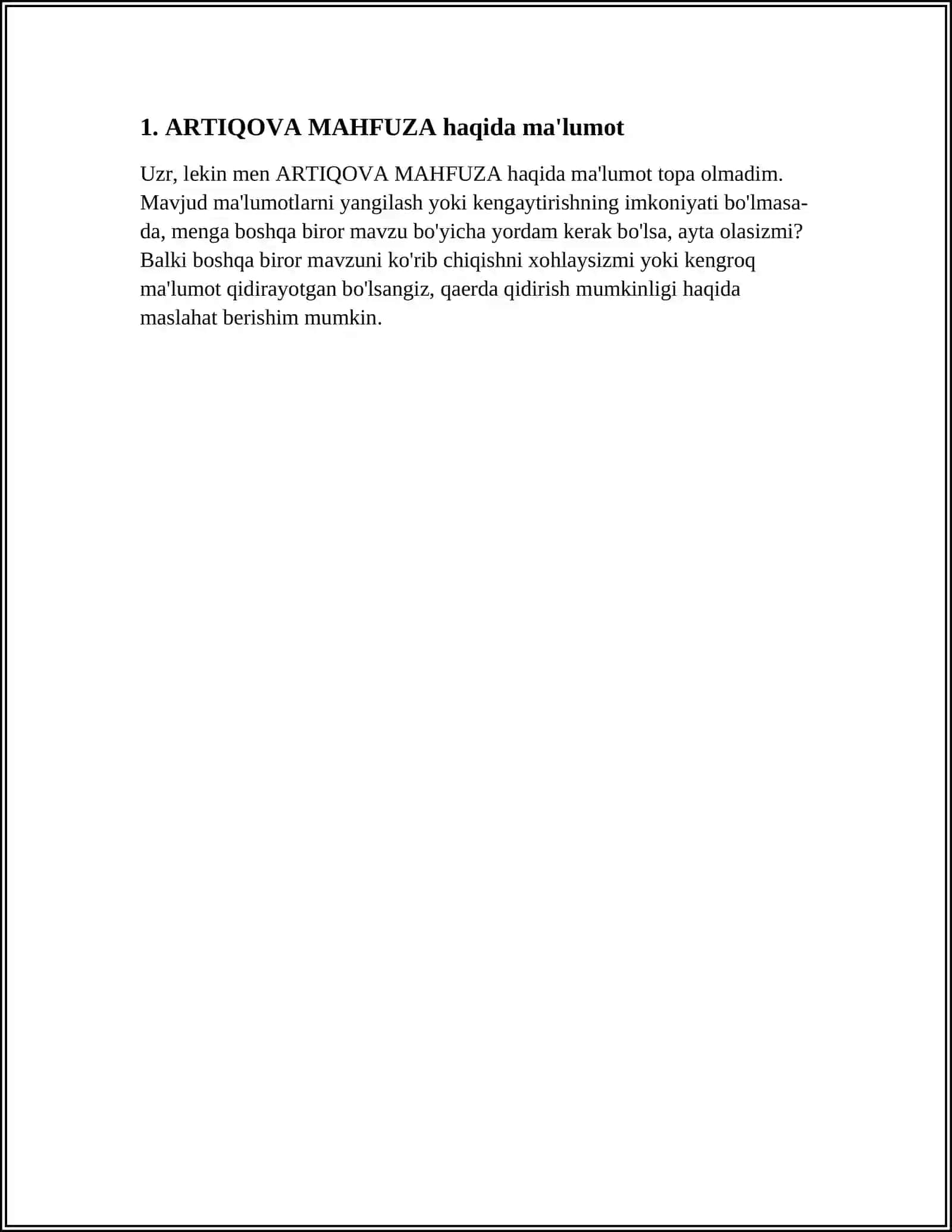 ARTIQOVA MAHFUZA 3 E GURUH TALABASI 3
