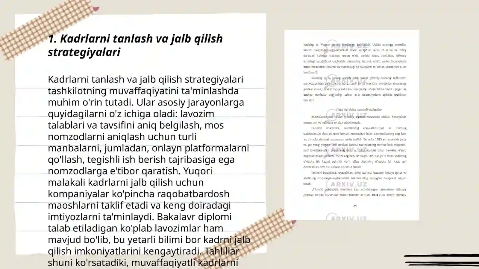 Kadrlardan foydalanishni takomillashtirish yo'llari 3