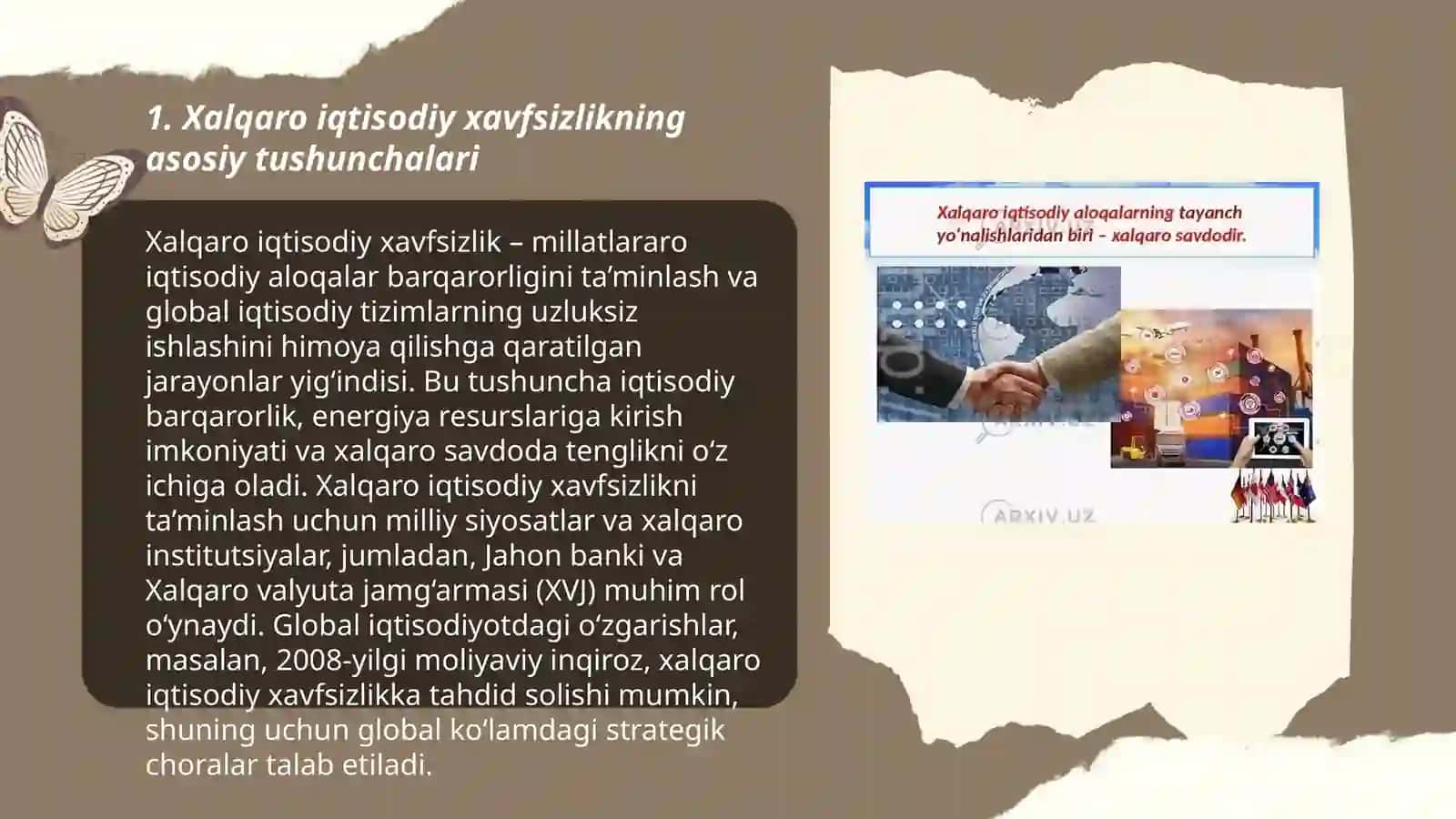 Xalqaro iqtisodiy xavfsizlik tushunchasi va mohiyati 3