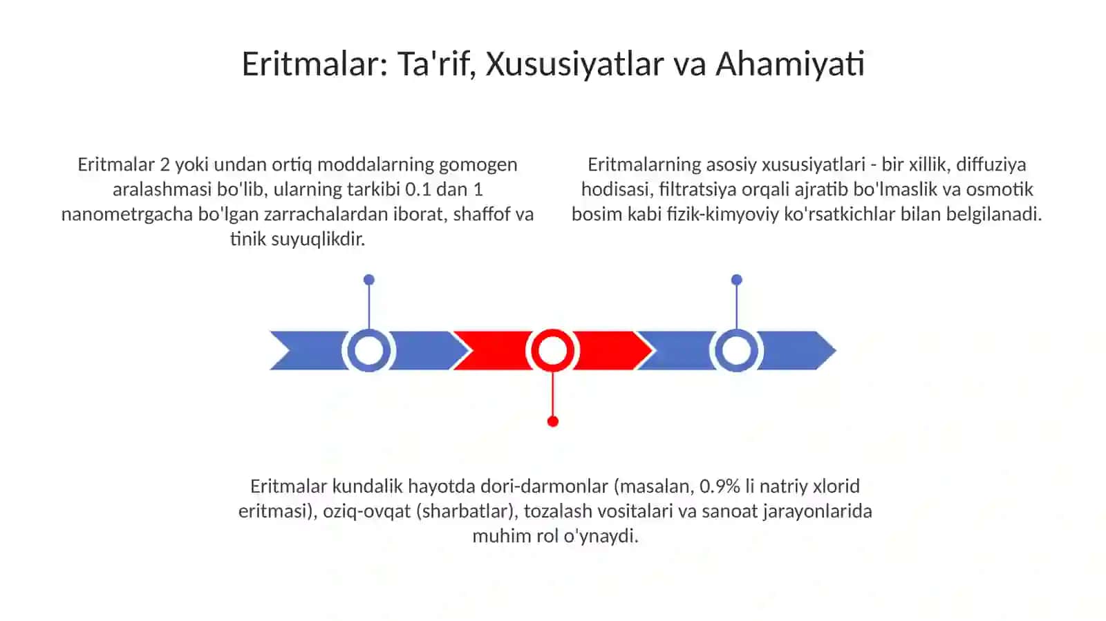 Eritma va uning turlari.Eritmalarning turmushdagi ahamiyati 3