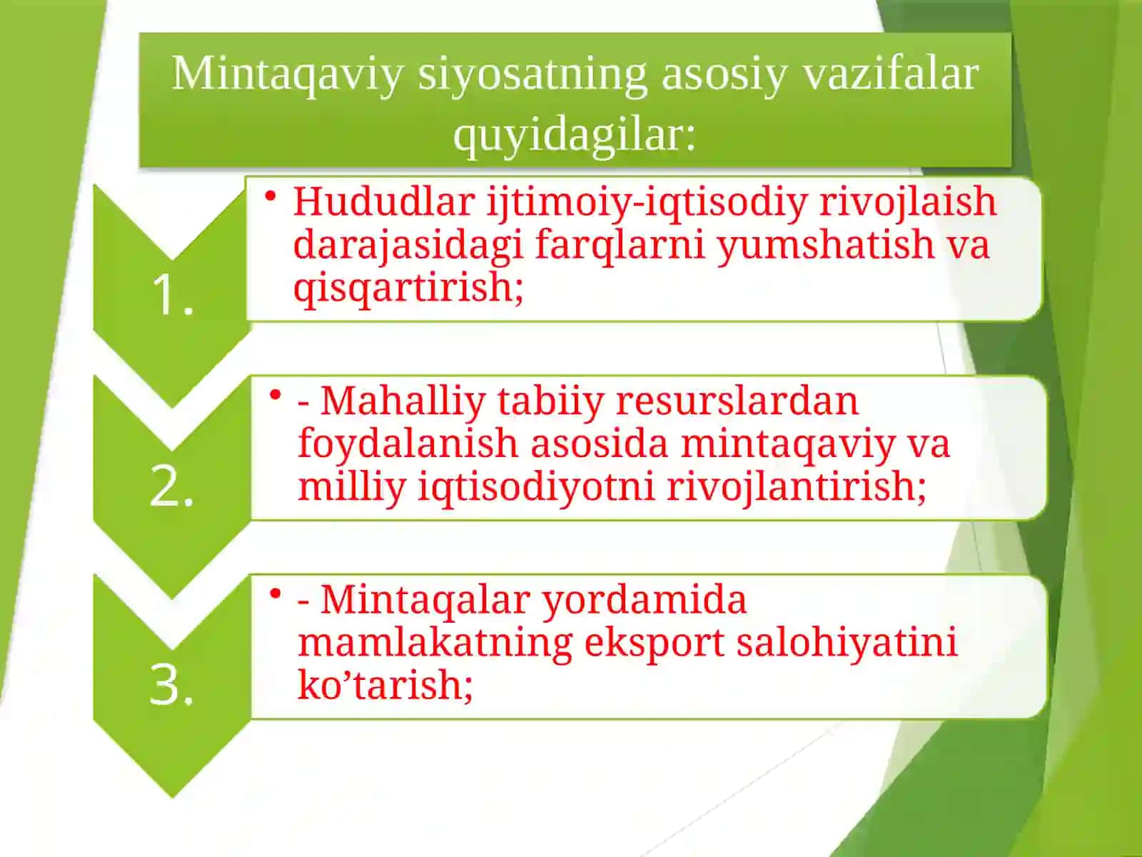 Mintaqaviy Transportsiyosati 3