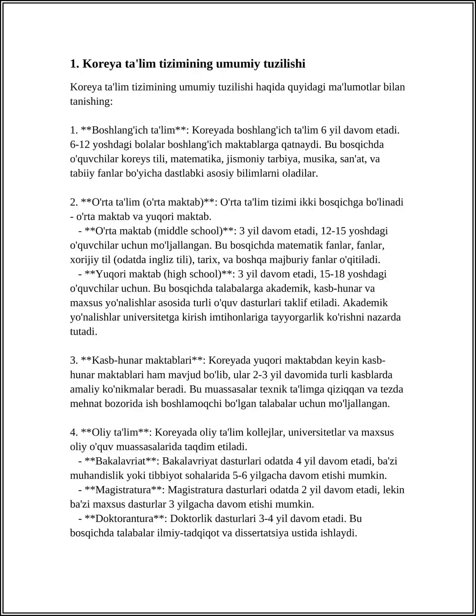 KOREYA TALIM TIZIMI 3