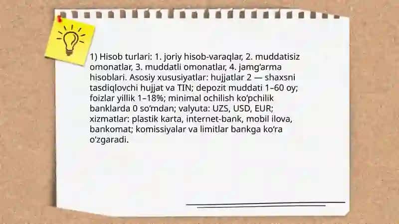 Chakana Bank xizmatlari: jismoniy shaxslar va kichik biznes uchun xizmatlar 3