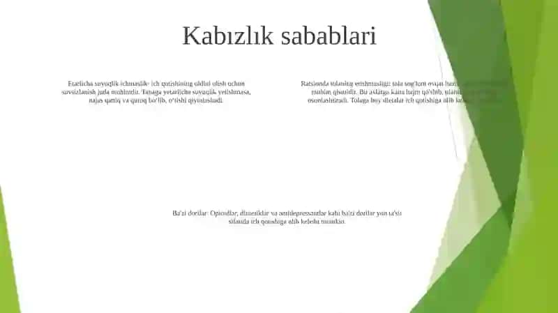 Bolalarda Ich Qotishi 3