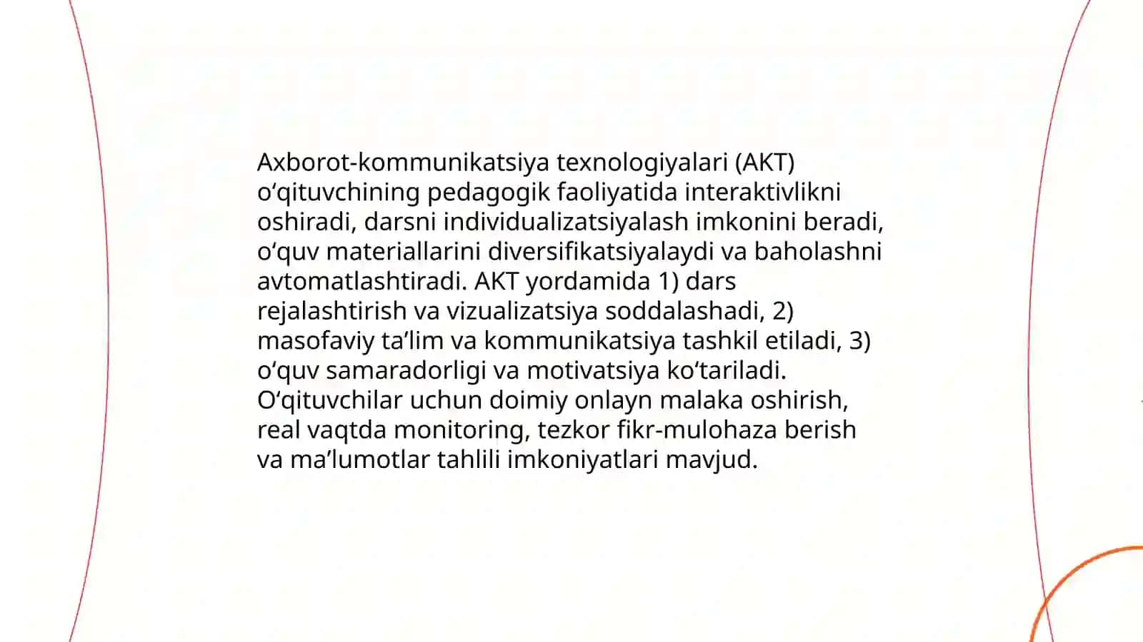 Oʻqituvchi pedagogik faoliyatida kampyuter texnologiyalaridan foydalanish 3