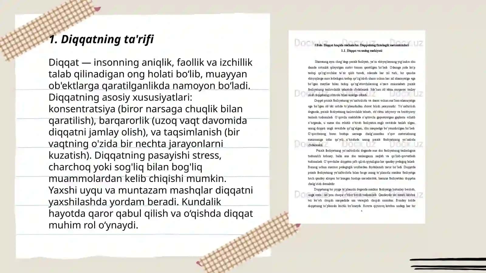 Diqqatning nerv va fiziologik asoslari 3