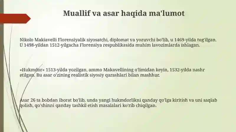 Hukmdor 3