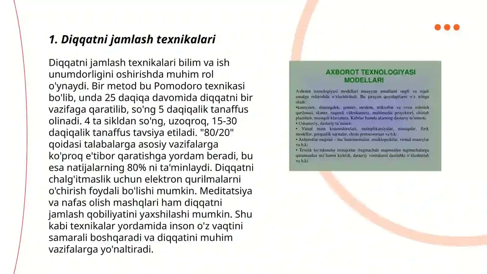 Diqqatni rivojlantiruvchi psixologik mashg'ulotlar 3