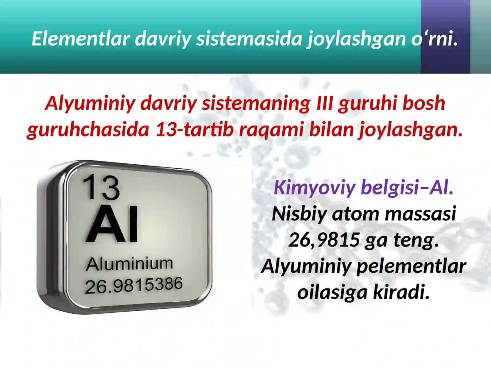Alyuminiy 3