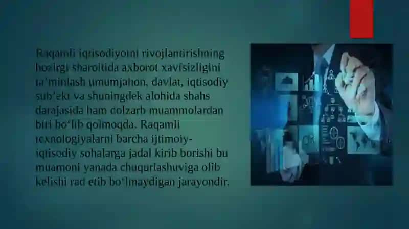 RAQAMLI IQTISODIYOTDA AXBAROT XAVFSIZLIGINI TA’MINLASHNING ZAMONAVIY USULLARI VA VOSITALARI 3