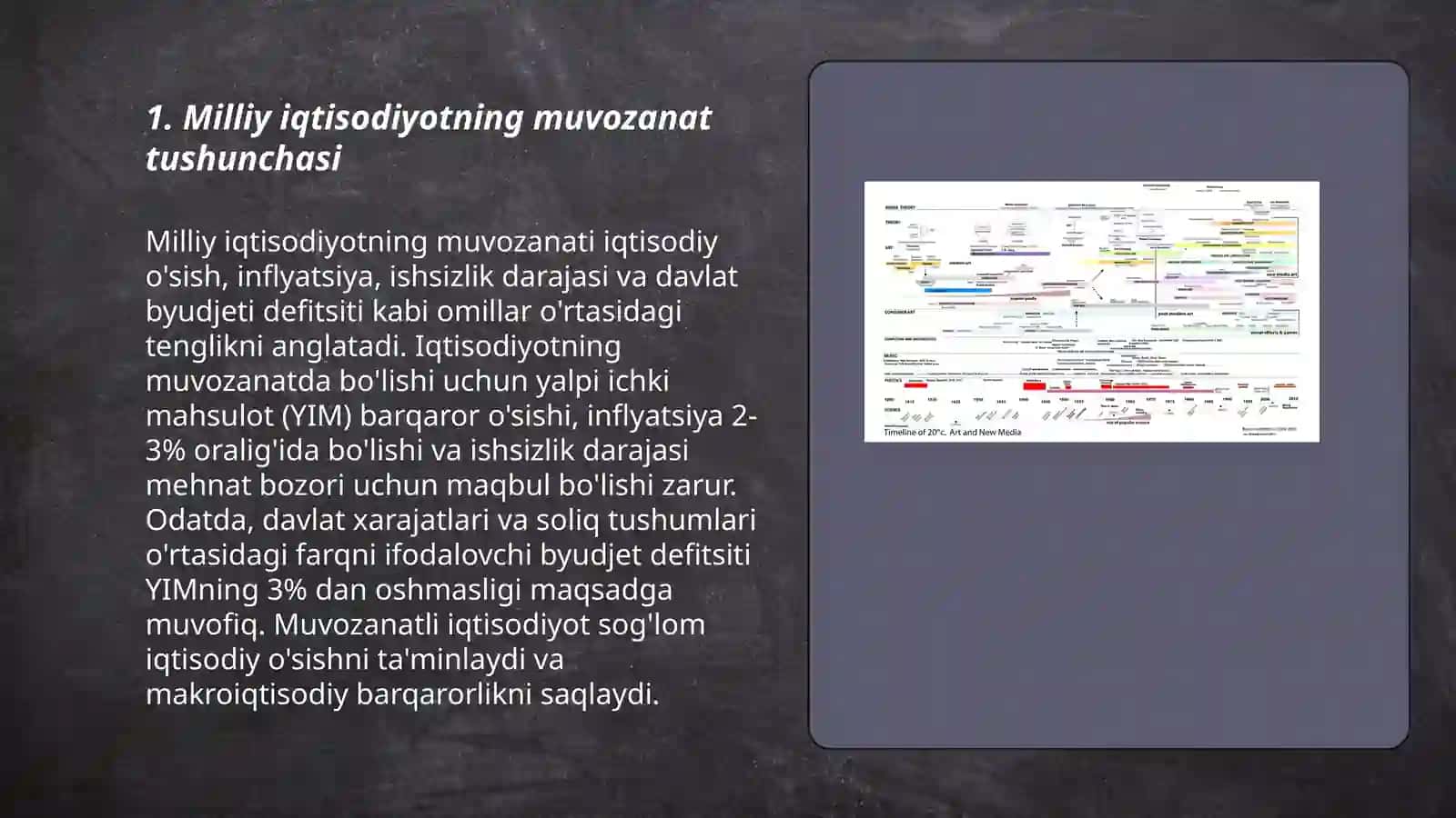 Milliy iqtisodiyotning muvozanati 3