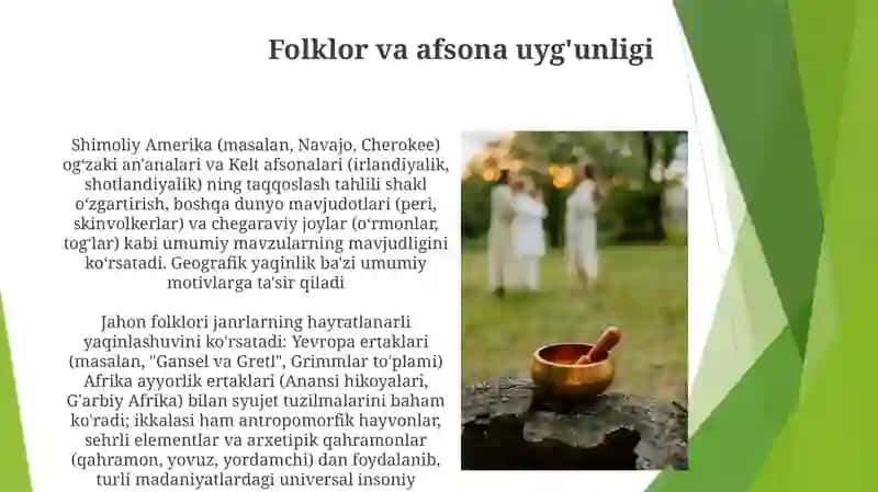 Folklor va afsona uyg'unligi 3