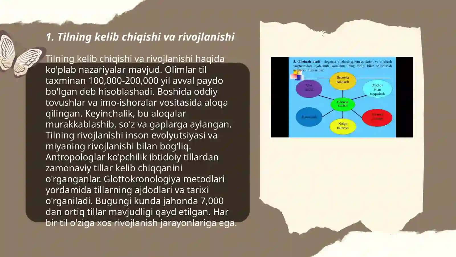 Tilshunoslikning nazariy masalalari.Lingivistika va uning turlari 3