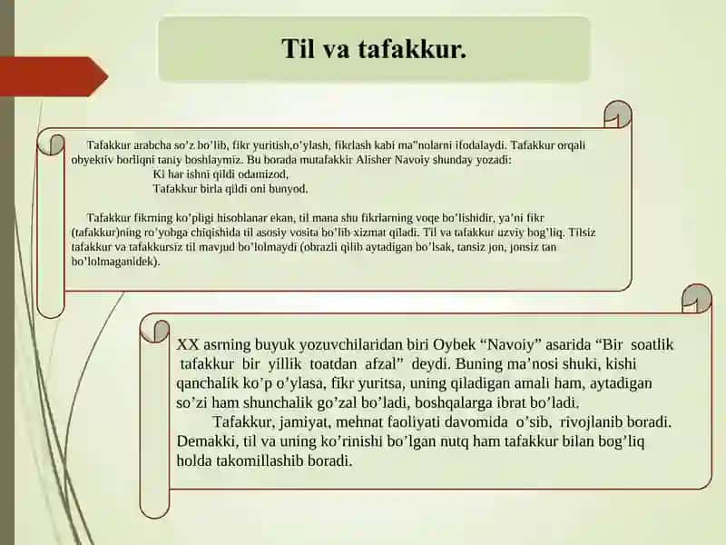 “O‘ZBEK TILINING SOHADA QO‘LLANISHI” FANINI O‘QITISHNING MAQSAD VA VAZIFALARI 3