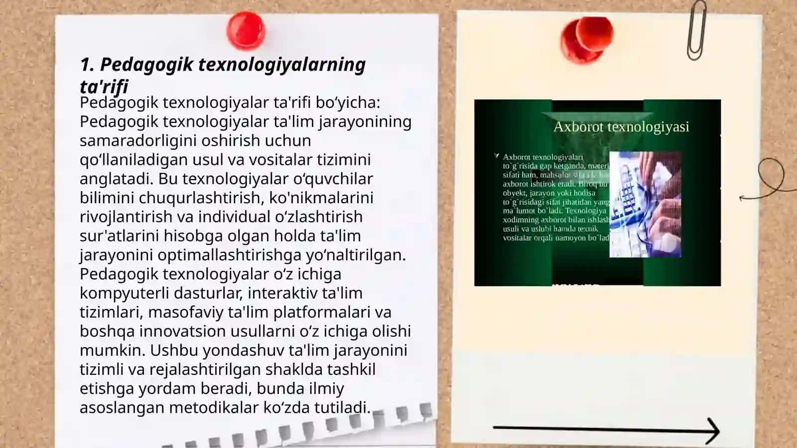Pedagogik texnologiyalar va ularning mohiyati 3