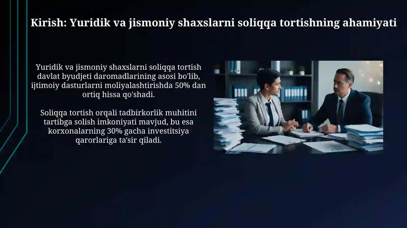 Yuridik va jismoniy shaxslarning soliqqa tortishidagi asosiy o'xshashliklar va farqlar 3