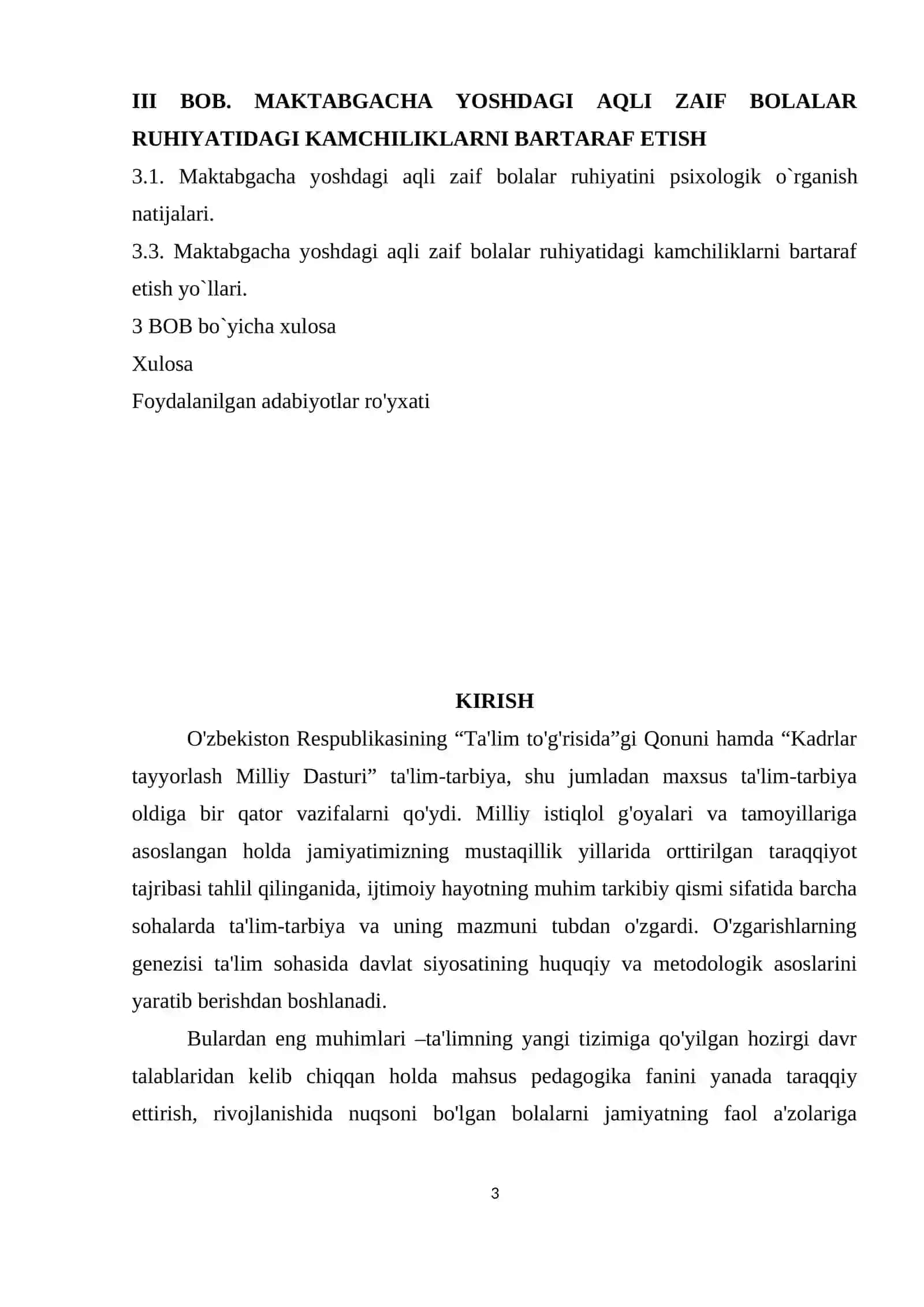 Maktabgacha yoshdagi aqli zaif bolalarni psixologik tekshirish 3