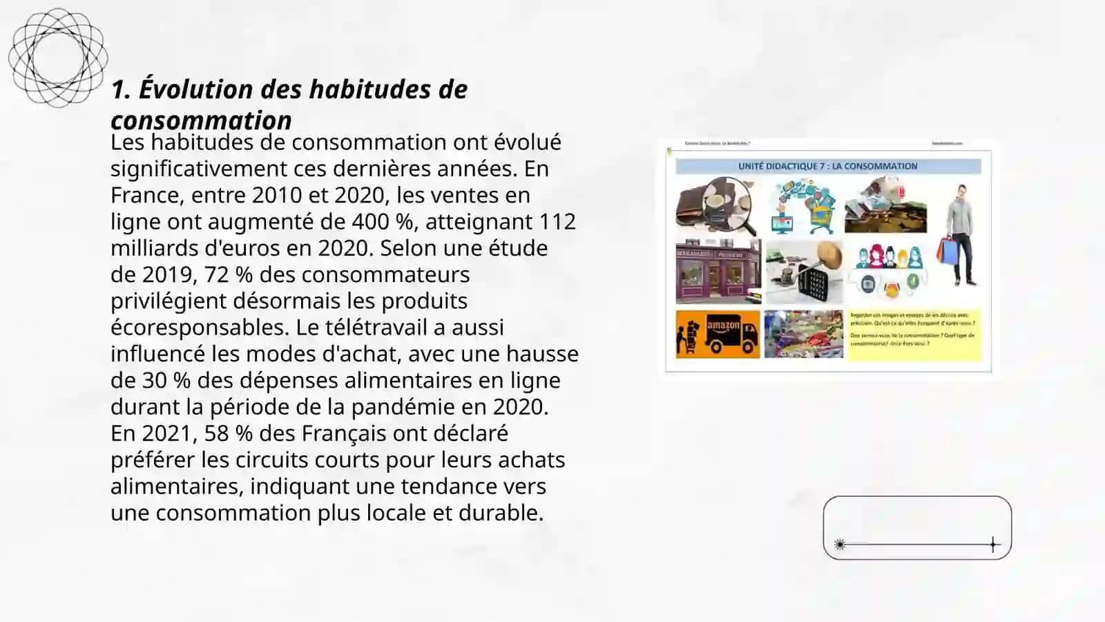 Les habitudes de consommation 3