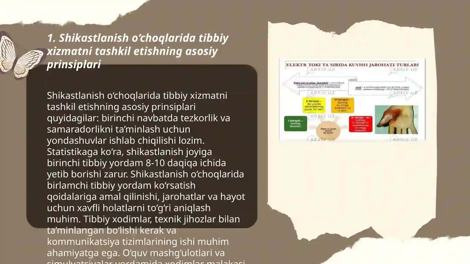 SHIKASTLANISH ÒCHOQLARIDA BIRINCHI BIRINCHI TIBBIY YORDAMNI TASHKIL ETISH 3