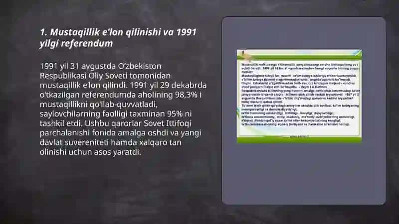 Mustaqil Ózbekiston Respublikasining Tashkil Topishi 3