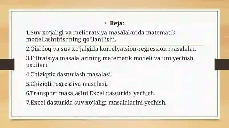 Matematik modelash 3