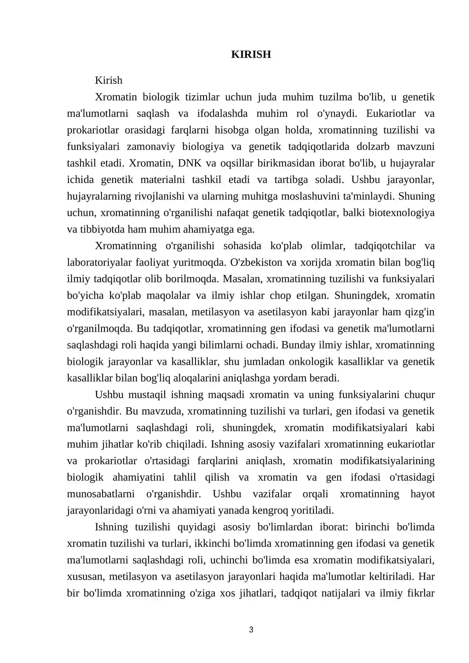 Xromatin va uning funksiyalari 3