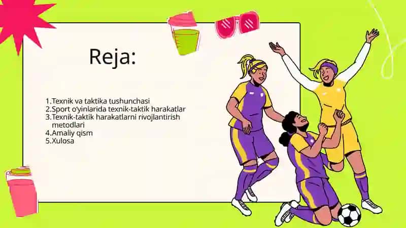Sport o'yinlarida texnik-taktik harakatlarni mustahkamlash mashqlari 3