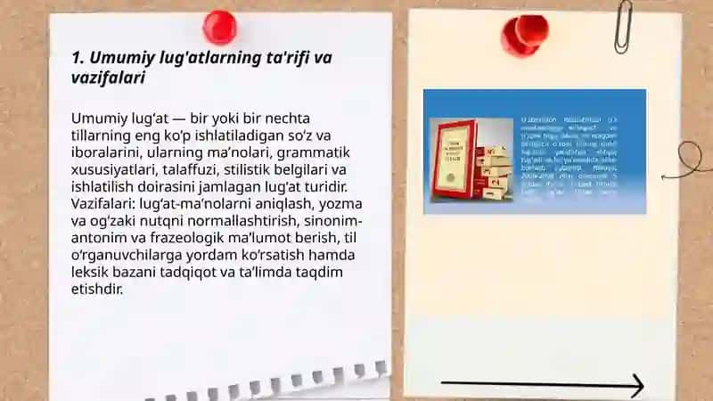 Umumiy va maxsus lug'atlar 3