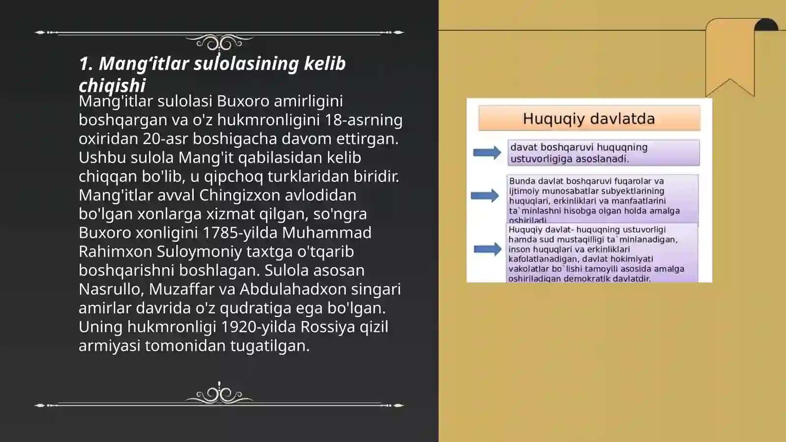 Mangʻitlar boshqaruvi davri 3