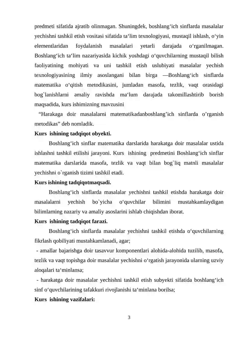 BOSHLANGʻICH SINFLARDAGI IQTISODIY VA STSTISTIK MASALALARNI TUZISH 3